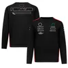 2023 Ny F1 Formel One Team Logo Custom Motorsports Summer Crewneck Speed ​​Dry Smock Racing Casual Large Size Top237R