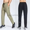 Active Sets Mens Pants Yoga Outfits Men Running Trainer Long Pant Sport Summer Breathable Trousers Adult Sportswear Gym Exercise Elastic Fitness Wear Fast DryL2309