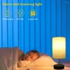 Tafellampen Touch Dimmen LED-bureaulamp USB-poort Slaapkamer Omgevingslicht Retro Eetkamer Nachtverlichting 3 versnellingen voor thuiskantoor