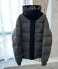 남성 코트 겨울 다운 재킷 짧은 두꺼운 따뜻한 모피 겨울 재킷 남자 파카 후드 글로스 짧은 코트 슬림 한 덩어리 재킷