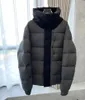 Manteau homme hiver doudoune courte épaisse chaude grande fourrure veste d'hiver Parka homme à capuche brillant manteau court coupe cintrée doudoune