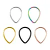 Nose Rings Studs Hinged Segment Ring Septum Piercing Hoop Eyebrow Cartiliage Earring Stainless Steel Tragus Helix Clicker Body Jewelry Dhuy3