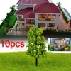 Garden Decorations Model Trees Landscape Layout Props Scenery Simulation Artificial Decoration Display Green Mini Plastic Resin