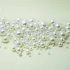 Whole 1000pcs New Fashion White mixed Faux Pearls Loose Beads 4mm 6mm 8mm 10mm 12mm Fit European Bracelets DIY285Y