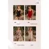 Damen-Nachtwäsche REBEYULI Dessous Set weiblich 2023 Herbst Satin Patchwork Mesh Pyjamas für Frauen Lounge Mode Sexy Zweiteiler Home