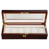 Watch Boxes & Cases Case Fashion Display Portable Wood Lightweight Luxury Jewelry Storage Anti Scratch Gifts Organizer Protective 248z