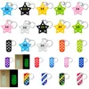 Partihandel mjuk EVA PVC Croc Charm Keychain Organisatörer Key Chain with Hole for Croc Charms Blandad färg