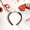 Neue Feder Haarbänder Weihnachten Schneeflocke Stirnband Weihnachten Glitter Haarband Party Dekor Liefert Cosplay Halloween Requisiten CPA7040 915