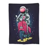 2023 Новейшее дизайнерское одеяло космонавта Серия астронавтов с узором экзопланеты космический фон модная тенденция диван кровать отдых покрывало одеяло праздник подарок на день рождения