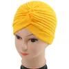 Beanie/Skull Caps NEW Fashion Womens Beanie Cap Candy color stripe Wrapped hair Headband hat MZ024 230914