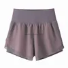 Aktive Sets Damen-Yoga-Outfits, hohe Taille, Cheerleader-Shorts, Übungs-Fitness-Kleidung, kurze Hosen, Mädchen, laufend, elastische Hosen, Sportbekleidung, verhindert Garderobe, Culotte