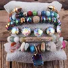 Bangle RH Fashion Boho Beaded Bracelet Jewelry Multi 6pc Stack Bracelet Bangle Sets For Women Gift 230915