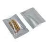 Storage Bags DHL 400 Pcs Lot 16 24cm Silver Clear Open Top Heat Seal Food Packaging Bag Aluminum Foil Tea Coffee Vacuum Pouch226S