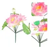 Garden Decorations Artificial Lotus Fake Flowers Wedding Simulation Indoor Decor Layout Decors Stems Realistic