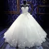 Haute qualité réel Po Bling Bling cristal robes de mariée dos pansement Tulle Appliques parole longueur robe de bal robes de mariée 230Y