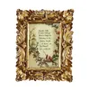 Frames Po Frame Desktop en muurhangende decoratieve gesneden bloemenafbeelding