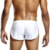Onderbroeken Nauwsluitende snit Heren Ademende laagbouw shorts voor heren, elastische taille, split aan de zijkant, ijszijde lounge voor nachtkleding