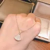 Naszyjnik Bgari Divas Dream Diamond Wiselant 18K Gold Splated Wysokiej jakości luksusowa biżuteria projektant biżuterii Biżuteria damska Wakacyjna świąteczna