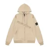 Designer Heren Stones Island Pullover Crewneck Heren Hoodie Rits Jas Snoep Hoody Casual Lange Mouw Merk Letter Mode Steen Hoodies 68s