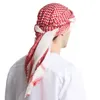 Bandanas Durag herrhuvudduk för muslimska arabiska Dubai -bönpläden sjal pannband wrap turban kaffiyeh fyrkantiga halsdukar Mellanöstern huvudbonader 55in 230914