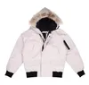 Projektant Goosie Down Jacket CG Winter Fit Winted Canadas Luksusowe kurtki Ruff mężczyzn ciepły płaszcz z zewnątrz Zima unisex Rozmiar XS-3XL NDCF