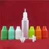 PEプラスチックドロッパーボトル5ml 10ml 15ml 20ml 30ml 50ml