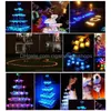 Feestdecoratie Roselight Led-ijsblokjes - Colorf Aanraakgeactiveerde rekwisieten met watergevoelige roosvorm en staafsimulatie Drop Delivery H Dhstu