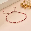 Charm Bracelets ZMZY Thin Rope Handmade Korean Style Cute Beads Strand Bracelet Pearls Beaded For Women Party Jewelry