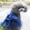 Suknie dla psa na małe psy Letnie ubrania ślubne Suknia ślubna Chihuahua Tiul Tiul