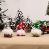 Poupées Gnome en peluche tricotées sans visage, lumières, ornements de décoration de noël, cadeaux de fête de noël