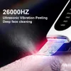 Gesichtspflegegeräte 2 + 3 Kit Ultraschall Hautwäscher Spachtel Mitesser Entferner Ems LED Gesichtsmassagegerät Porenreiniger Peeling Heben 230915