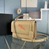 Роскошная дизайнерская сумка-тоут SUNSET Дизайнерская брендовая сумка-цепочка Роскошные модные сумки на ремне Сумки через плечо Женская сумка-кошелек для писем Металлическая сумка высокого качества