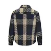 Men's Jackets Contrast Color Plaid Lapel Winter Wool Jackets Mens Retro Single Breasted Casual Windbreaker Oversized Outwear Thick Coat 230915