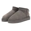 gratis verzending designer tazz Baotou laarzen slipper uggliess korte en lange strik kant Nieuwe kleur bruin zwart roze grijs winter hot mannen vrouwen outdoor sneeuwschoenen 35-45