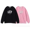 23SS NYA EMBRODERYPRYCK PRIDE HERS KVINNER HOUDIES mode Casual Luxury Sweatshirts Gay Clothing Popularitet Sweat3084