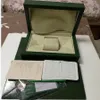 공장 판매 브랜드 새 시계 상자 나무 상자 선물 선물 그린 나무 시계 박스 남자 시계 상자 오리지널 손목 시계 박스 278V