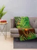 Blankets Henri Rousseau - Exotic Landscape Throw Blanket Weighted Baby Flannel Fabric