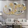 Dekorativa figurer ginkgo blad vägg dekoration vardagsrum hänge tredimensionell hängning