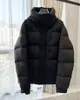 Manteau homme hiver doudoune courte épaisse chaude grande fourrure veste d'hiver Parka homme à capuche brillant manteau court coupe cintrée doudoune