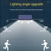 Tuindecoratie Zonne-buitenverlichting Verlichting LED-muur Waterdichte IP65 Bewegingssensoren voor padstraat