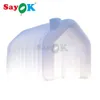 -Tunnel LED Inflatable Tent White House Tent with Air Fan Wedding Party Advertising Show Events 4x3m