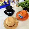 装飾的なオブジェクト図形漫画アニメワンピース帽子デザインセラミックカップセットブレックファーストミルクコーヒーマグサボルフィエースキャップティーカップ