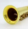 Eastern Music unlacquer yellow brass body straight soprano saxophone