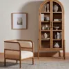 Piatti Decorativi Libreria Moderna Arco Vetrina Soggiorno Gabinetto Curio Credenza a Due Ante Vino