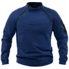 Felpe con cappuccio da uomo 2023 Vendita calda Colletto alla coreana Felpa con cappuccio maschile Autunno Inverno Caldo pile Tinta unita Outdoor Traspirante Tattico Uomo Palestra Sport Top 230914