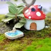 Trädgårdsdekorationer 1st pool miniatyr landskap prydnad bonsai dollhouse dekor harts hantverk dekoration utomhus miniaturor
