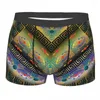 Caleçon Boxer Homme Short Sous-Vêtement Homme Géométrique Méandre Baroque Boxershorts Culotte Homme Sexy