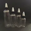 Garrafas plásticas do conta-gotas de E Cig com torção fora dos tampões 30ml 50ml 60ml 100ml 120ml Pen Forma Unicórnio Garrafa Vazia Garrafas Pet para E-Líquido Mtscn