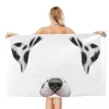 Handdoek Dalmata 80x130cm Badmicrovezelstoffen Geschikt voor zwembad Gepersonaliseerd patroon