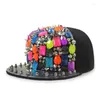 Ball Caps gbcnyier Cool Dance Show Hat Nit Hiphop Sport Sun Outdoor Sport Speoser Parkour Cap Fashion Young Visor